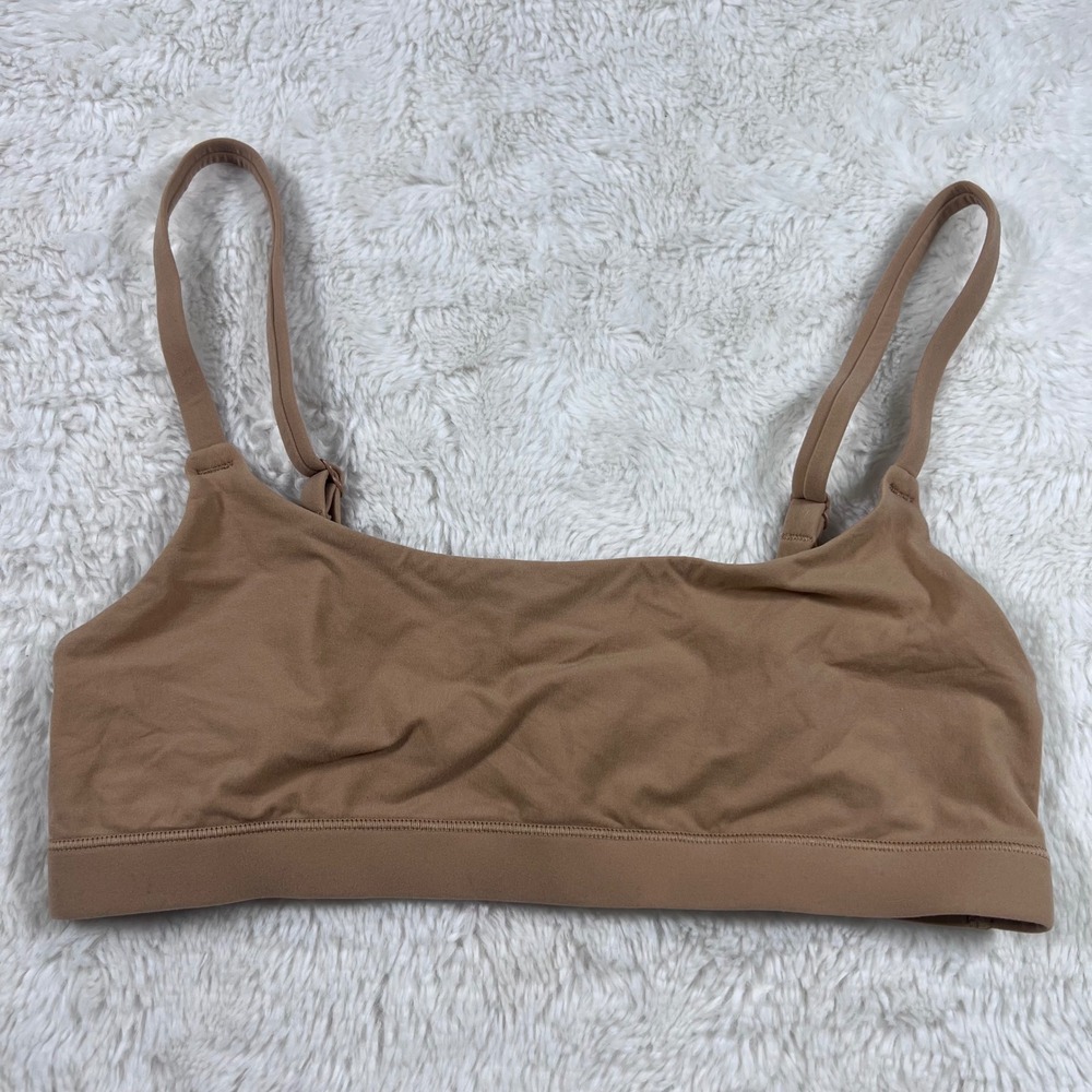 Skims Women's Fits Everybody Scoop Neck‎ Bralette Tan Size XS BR-SCP-9182 NWOT